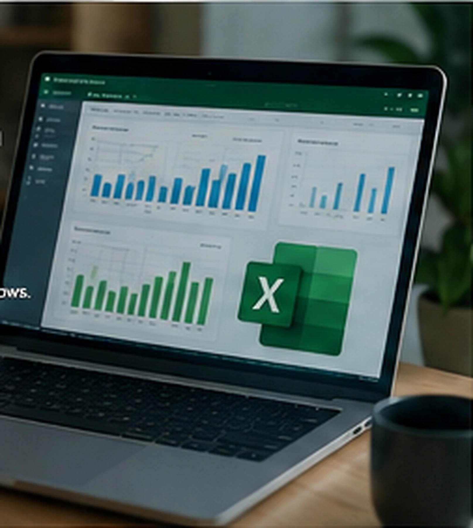 Excel workbook feeding a controlled automation process and management dashboard